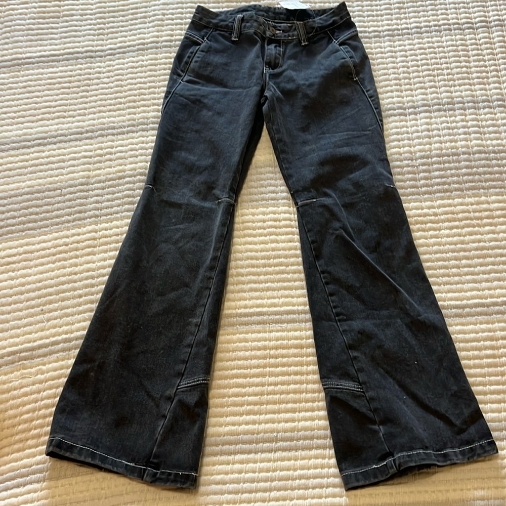 Black flare leg jeans, NWT, size Small, Size 8